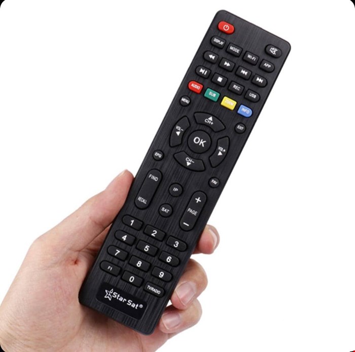 ریموت کنترل استارست 9990 و مینی درجه یک